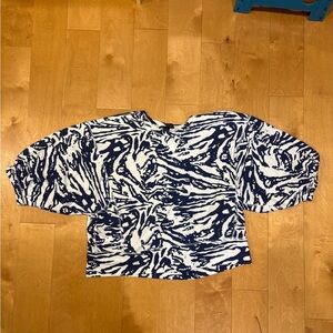 Ashley sport sweatshirt top puffed sleeves 22/24 2X